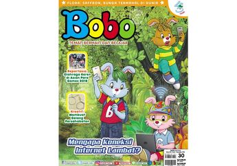 Cara Berinternet Aman Ada di Majalah Bobo Edisi 30 (Terbit 1 November 2018)
