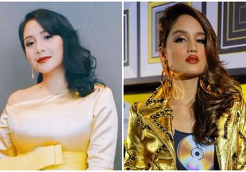 Dari Nagita Slavina Hingga Cinta Laura, 4 Selebriti Tampil Glamor dengan Outfit Emas di Indonesian Television Awards 2018