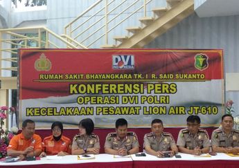 Tim DVI Telah Berhasil Mengidentifikasi 2 Korban Jenazah Bayi Pesawat Lion Air JT 610