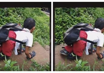 Kisah Mukhlis Abdul Kholik, Siswa SD Penyandang Disabilitas Asal Sukabumi yang Harus Merangkak 3 Kilometer ke Sekolah