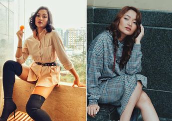 Kenakan Halter Neck Dress, Aura Seksi Marion Jola Membius Siti Badriah