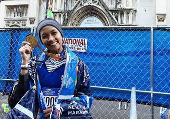Melanie Putria Buktikan Lari Marathon Termasuk Olaharga Ekstrem