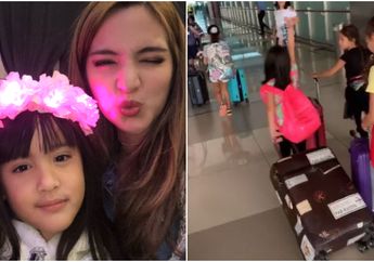 Merelakan Mikhayla Naik Pesawat Sendiri ke Bangkok, Nia Ramadhani Menangis dan Mengaku Deg-degan