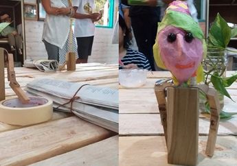 Belajar Membuat Boneka dari Kertas Koran di Papermoon Puppet Theatre