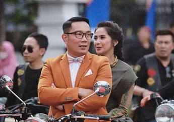 Ridwan Kamil Boncengan dengan Maudy Koesnaedi di Festival Film Bandung 2018, sang Aktris : Sudah Seizin Ibu Atalia!