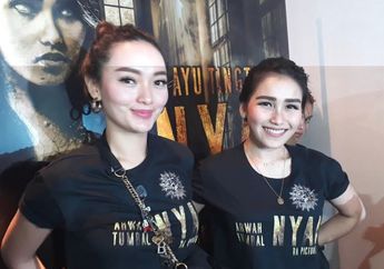 Ayu Ting Ting Dipaksa Kesurupan Saat Berakting di Film Horor