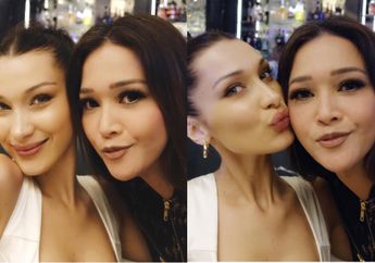 Makan Malam Bersama Maia Estianty, Bella Hadid Tak Malu Santap Nasi Bungkus