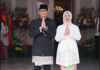 Intip Tampilan Terbaru Nur Asia Istri Sandiaga Uno Saat Damping Sang Suami Debat Cawapres 2019