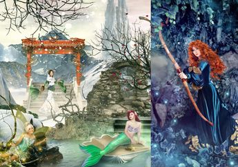 Intip Deretan Potret Cantik Artis Ala Putri Disney, dari Sarwendah hingga Inul Daratista