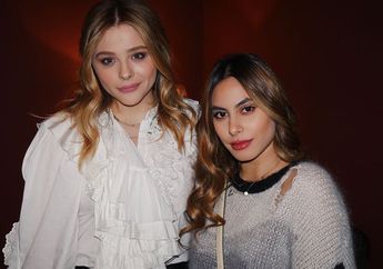 Valerie Thomas Foto Bareng dengan Artis Hollywood Chloe G. Moretz. Ini Fashion Keren yang Mereka Pakai!