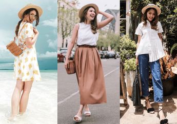 Tampil Kece dengan Boater Hat ala Acha Sinaga dengan Harga Terjangkau