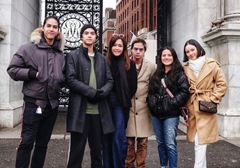 Jauh-jauh ke London, Maia Estianty Minta Al, El, Dul Cobain Makanan Ekstrem Ini