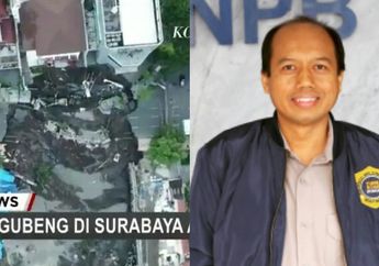 Terungkap! Penyebab Jalan Gubeng Surabaya Ambles, Simak Pernyataan Resmi Humas BNPB Sutopo