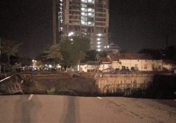 5 Fakta Jalan Gubeng Surabaya Ambles, Sempat Dikaitkan dengan Gempa Hingga Terdengar Suara Gemuruh dan Ledakan