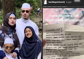 Terisak, Kartika Putri Bacakan Ucapan Selamat Hari Ibu dari Anak-anak Habib Usman : Makasi Bunda Udah Ngurusin Aku...