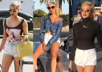 Deretan Gaya Seksi Kimmy Jayanti Mengenakan Paduan Celana Hotpants