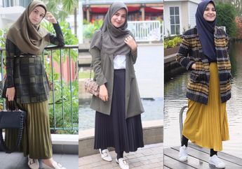 6 Tips Paduan Rok Plisket ala Shireen Sungkar untuk Hijabers