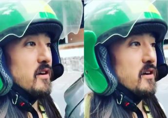 Viral, DJ Steve Aoki Naik Ojek Online di Bali, Gayanya Saat Dibonceng Curi Perhatian!