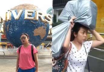 Aksi Kocak Soimah Menyunggi Barang saat Berlibur di Singapura, Netizen: Orang Kaya mah Bebas