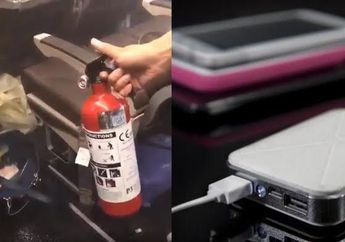 Viral Powerbank Meledak di Dalam Pesawat saat Terbang, Kabin Pesawat Dipenuhi Asap!