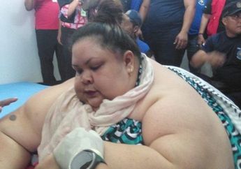 Dikabarkan Berbobot 350 Kg, Nyatanya Berat Badan Titi Wati Tak Sampai 3 Kuintal Saat Ditimbang Tim Medis