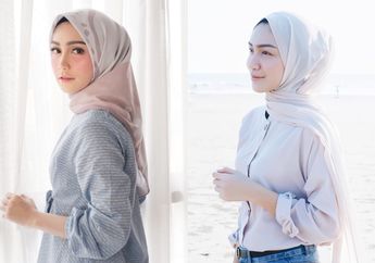 Contek Gaya Fashion Hijab Kekinian ala Melody Prima, Cocok Buat Hijabers!