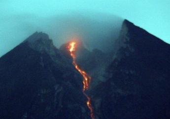 Gunung Merapi 2 Kali Gugurkan Lava pada Senin 14 Januari 2019 Malam, Guguran Masih dalam Area Kawah