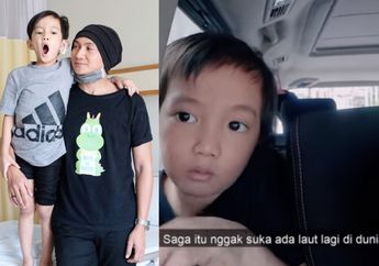 Ungkapan Anak Anji, Saga Omar untuk Korban Bencana Tsunami: Nggak Suka Ada Laut di Dunia