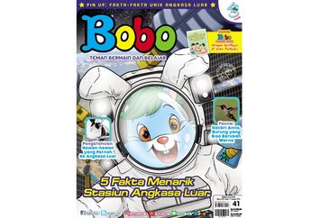 Stasiun Angkasa Luar di Majalah Bobo Edisi 41 (Terbit 17 Januari 2019)