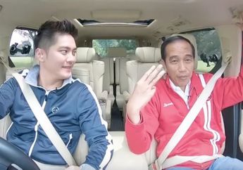 Penuh Percaya Diri dan Tak Kalah dari Anak Muda, Intip Gaya Jokowi Nyanyi Lagu Rock Bareng Boy William!