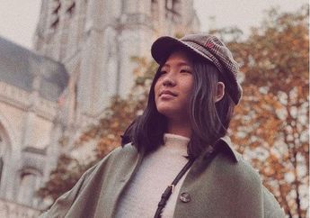 5 Fashion Simple Putri Ahok, Nathania Bernice yang Cocok Buat Musim Hujan