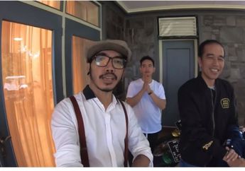 Ngevlog Bareng YouTuber Alitt Susanto, Jokowi dan Gibran Rakabuming Main Tebak-tebakan Seputar Otomotif, Bisa Nggak ya?