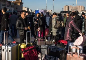 Sambut Tahun Baru Imlek 2019, Masyarakat Tiongkok Mudik Besar-Besaran