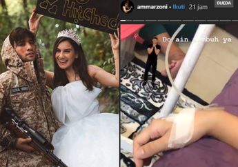 Terkapar Lemah Sampai Harus Diinfus, Irish Bella Dapat Kata-kata Manis dari Ammar Zoni : My Lovely...