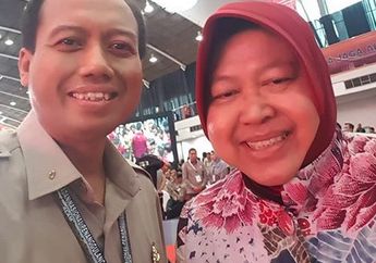 Bertemu Walikota Tri Rismaharini, Sutopo Purwo Mengaku Kaget: Pertama Ketemu Langsung Begitu!