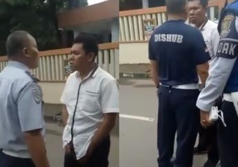 Viral! Pengendara yang Parkir Sembarangan Tantang Petugas Dishub Berkelahi, dari Adu Mulut hingga Nyaris Baku Hantam