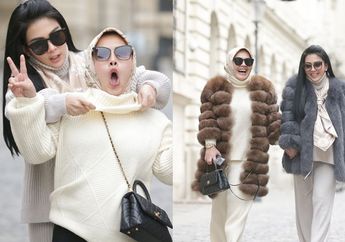 Nggak Kalah Mewah, Adik Syahrini Kenakan Jaket Bulu Mewah Ratusan Juta Rupiah