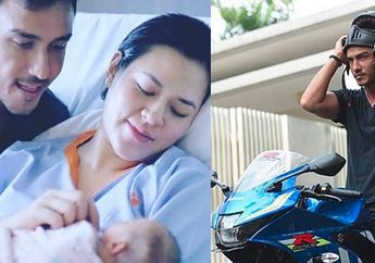 Sah! Hamish Daud Jadi Hot Daddy, Lihat Gaya Naik Motornya     