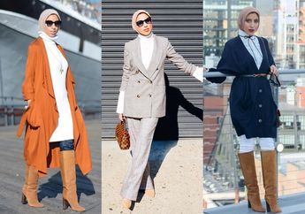 Inspirasi Mix and Match Busana Hijab Simpel ala Fashion Blogger Amerika, Cocok untuk yang Baru Berhijab!