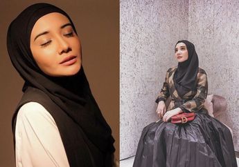 Santun dan Stylish, Intip Padu Padan Gaya Hijab Syar'i Monokrom ala Zaskia Sungkar