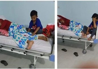 Pilu! Bocah 9 Tahun Ini Antar Ibunya yang Sakit Ginjal Stadium Akhir ke Rumah Sakit Seorang Diri