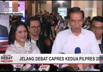 Jokowi dan Iriana Tampil Kompak di Debat Capres Kedua! Intip Gaya Keduanya yang Bertema Monokrom