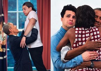 Dijuluki Master Photoshop, Pria ini Edit Foto Dirinya Bersama Barack Obama, Bikin Ngakak!