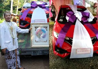 Mantap Nikahi Kekasih Hati, Pria Ini Bawa Seserahan Uang Tunai dan Mobil Seharga Rp 230 Juta!