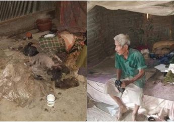 Malangnya Nasib Pasangan Lansia Asal Sulawesi Selatan, Tidur Dikelilingi Sisa Makanan yang Sudah Kering