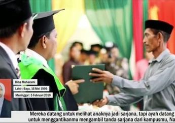 Putrinya Meninggal Sebelum Sempat Diwisuda, Ayah Rina Muharami: Ayah Tegapkan Langkah Menaiki Anak Tangga untuk Maju Mengambil Ijazahmu Nak!