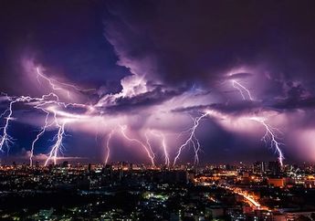 Petir Terganas di Dunia Berada di Kota Depok, yang Terparah Terjadi Pada Bulan ini