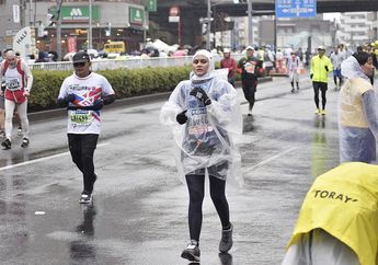 Zee Zee Shahab Mengalami Hipotermia di Tokyo Marathon 2019