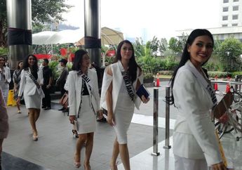 Ikuti Rangkaian Kegiatan Karantina, 39 Finalis Puteri Indonesia 2019 Kunjungi Gedung KPK