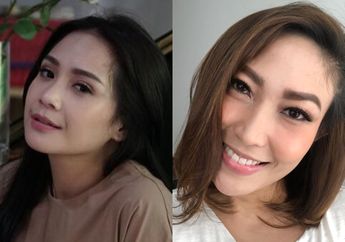 Adu Makeup dengan Mata Tertutup, Nagita Slavina Tertawakan Wajah Ayu Dewi yang Kocak!